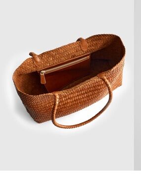 Madewell woven leather tote